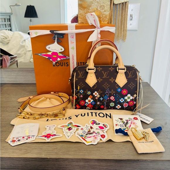 Louis Vuitton Handbags - Louis Vuitton x Murakami SuperFlat Speedy Bandoulière 20- NWT
